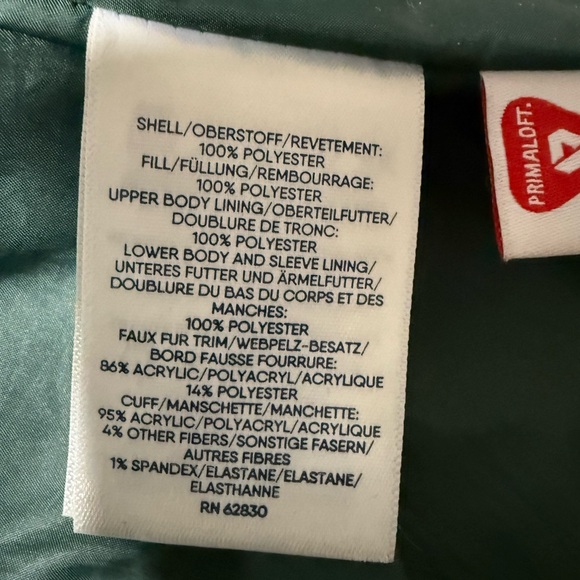 Lands' End Forest Green Quilted Jacket - Picture 11 of 12